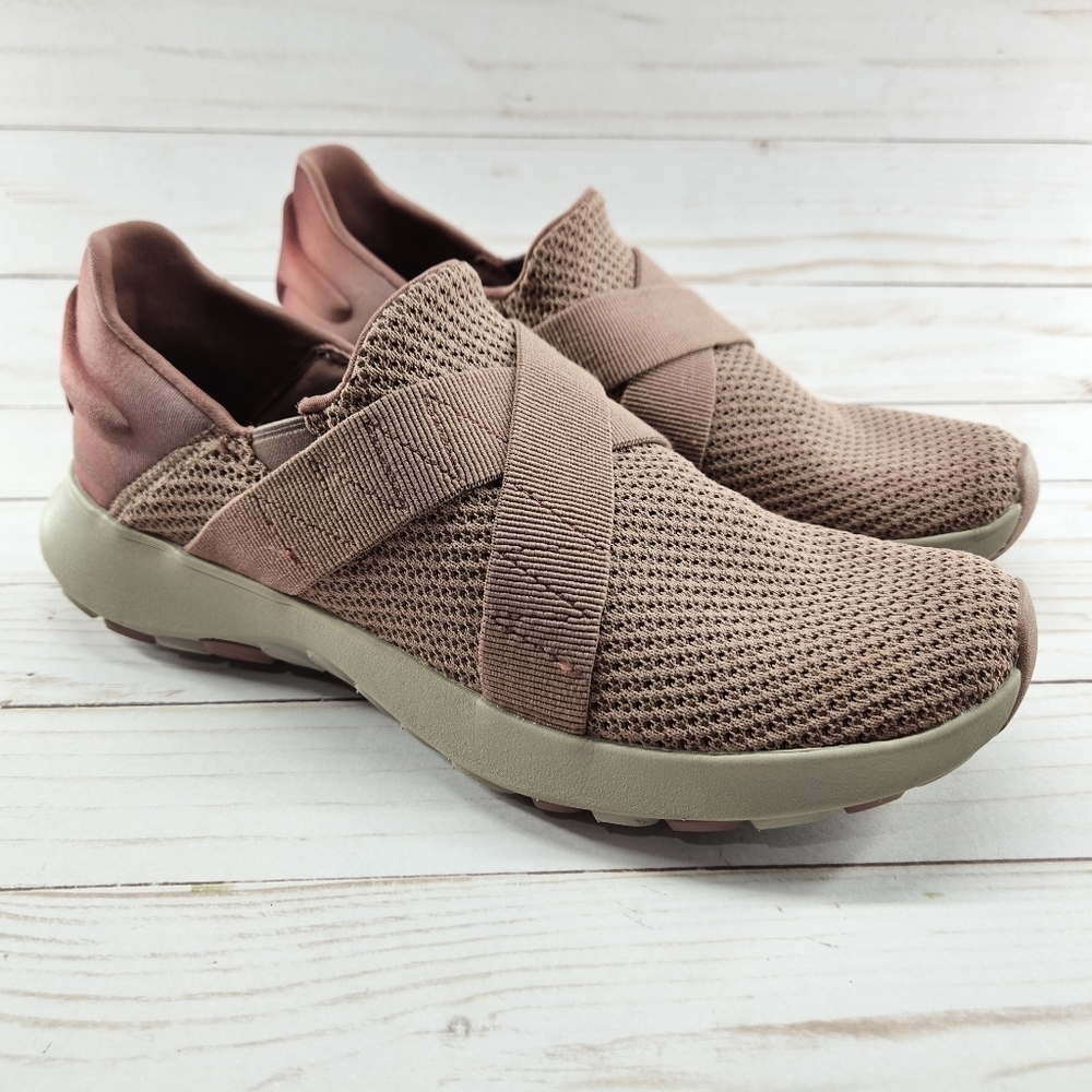Merrell FloatEco Mauve Pink Knit Fabric Slip On Sneakers Size 10 J003320